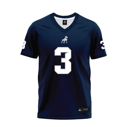 Samford - NCAA Football : Caidan Maddux - Navy Premium Football Jersey-0