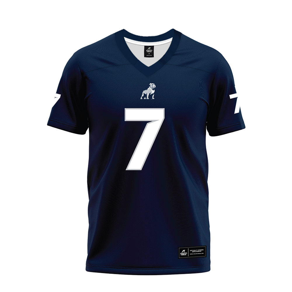 Samford - NCAA Football : Kerrell Yow - Navy Premium Football Jersey-0