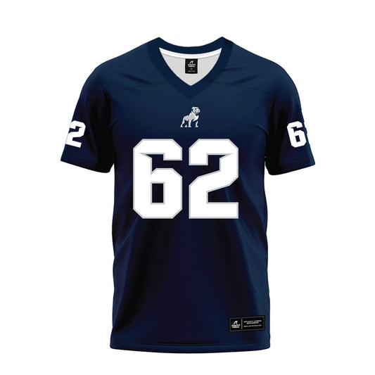 Samford - NCAA Football : Parker Peacock - Navy Premium Football Jersey-0