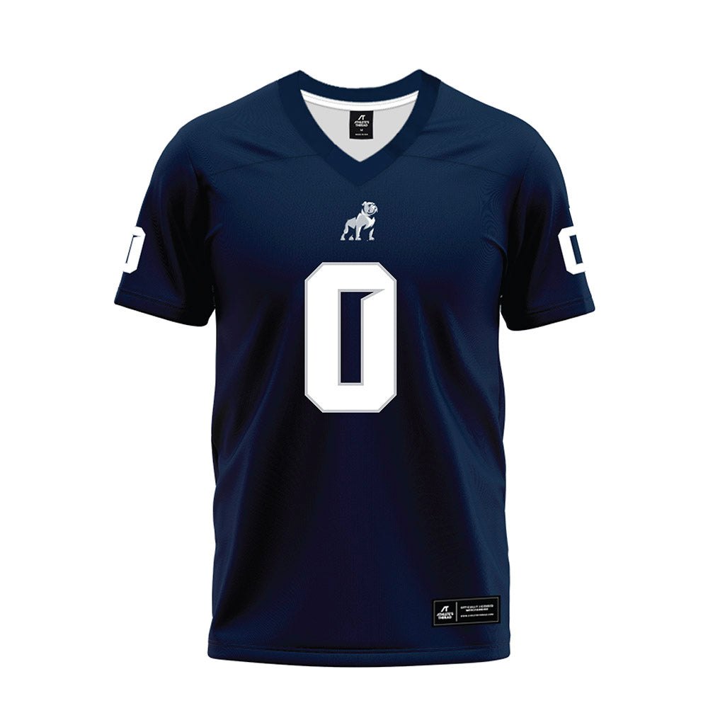 Samford - NCAA Football : Greg Williams - Navy Premium Football Jersey-0