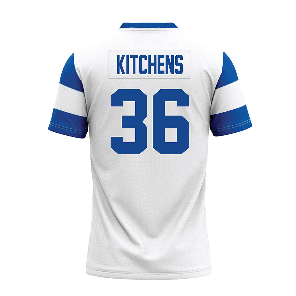 Georgia State - NCAA Football : Braxton Kitchens - Premium Football Jersey-1