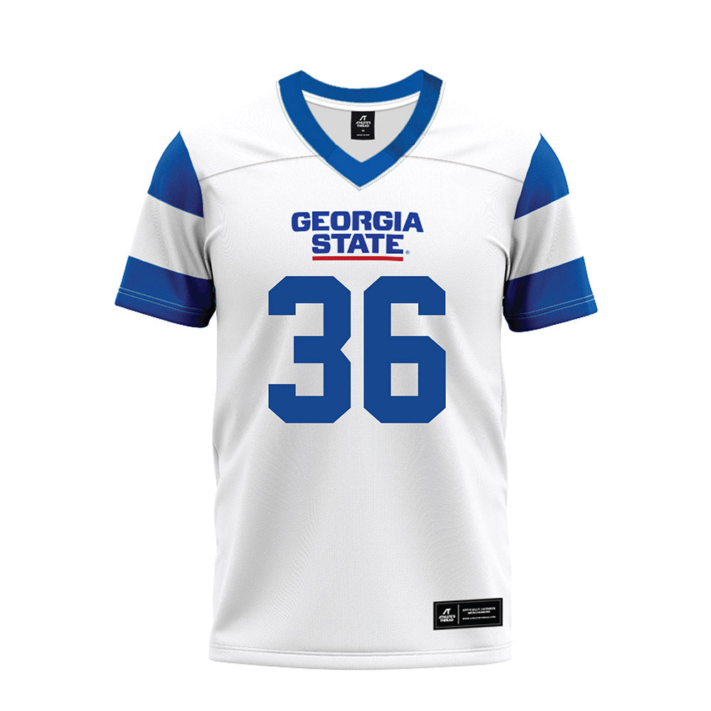 Georgia State - NCAA Football : Braxton Kitchens - Premium Football Jersey-0