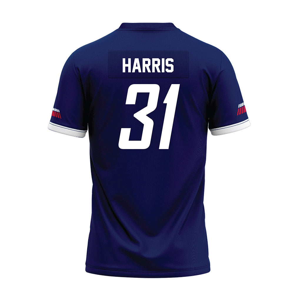 South Alabama - NCAA Football : Mike Harris - Blue Premium Football Jersey-1