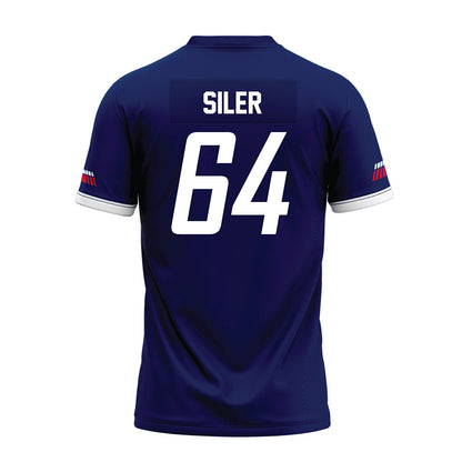 South Alabama - NCAA Football : Jamal Siler - Blue Premium Football Jersey-1
