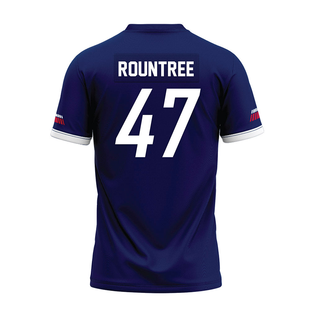 South Alabama - NCAA Football : Grant Rountree - Blue Premium Football Jersey-1