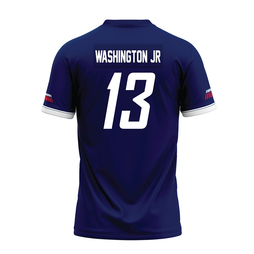 South Alabama - NCAA Football : Jarvis Washington Jr - Blue Premium Football Jersey-1