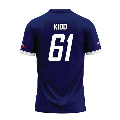 South Alabama - NCAA Football : Julius Kidd - Blue Premium Football Jersey-1