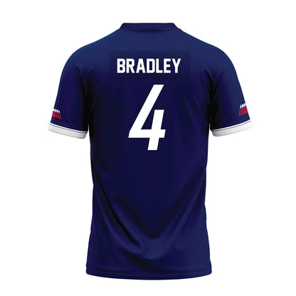 South Alabama - NCAA Football : Kohl Bradley - Blue Premium Football Jersey-1