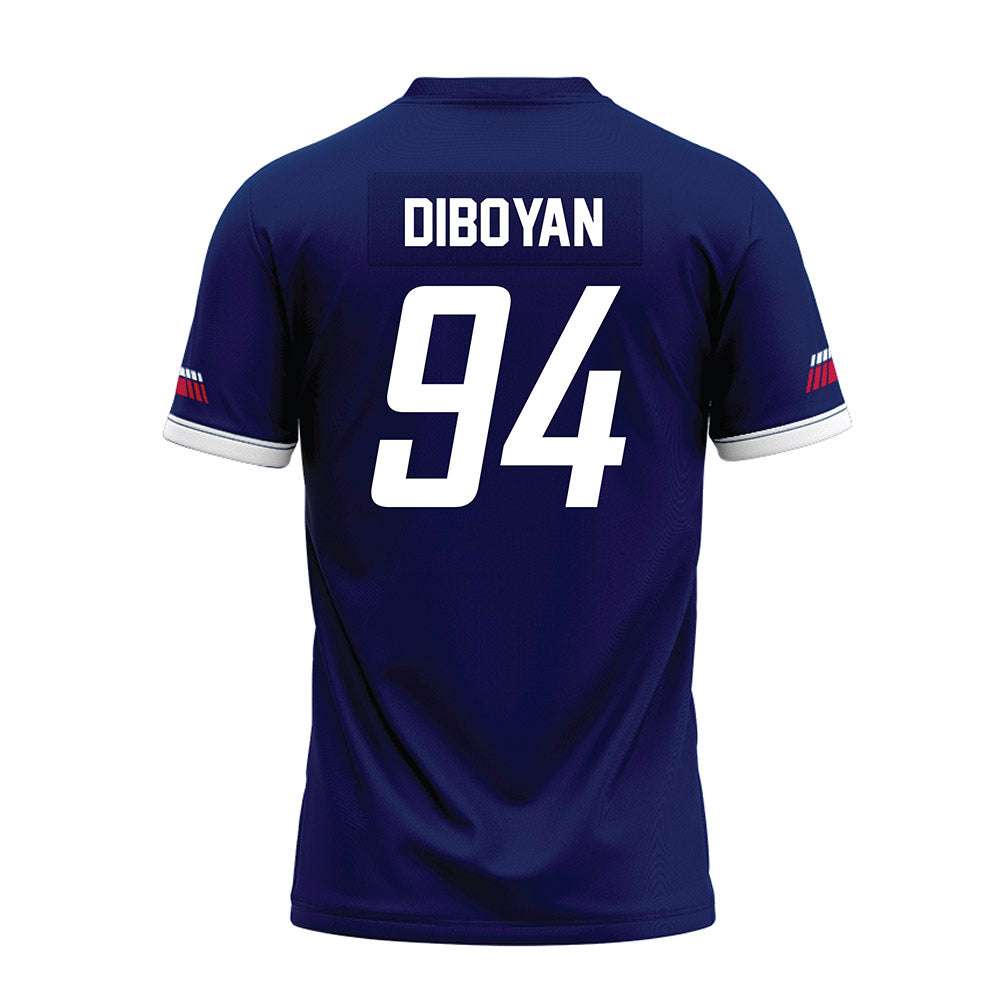 South Alabama - NCAA Football : Hamilton DiBoyan - Blue Premium Football Jersey-1