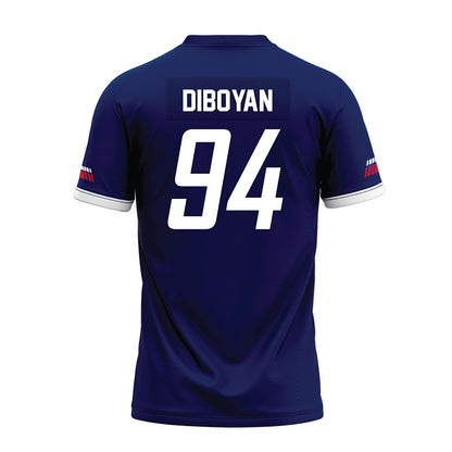 South Alabama - NCAA Football : Hamilton DiBoyan - Blue Premium Football Jersey-1