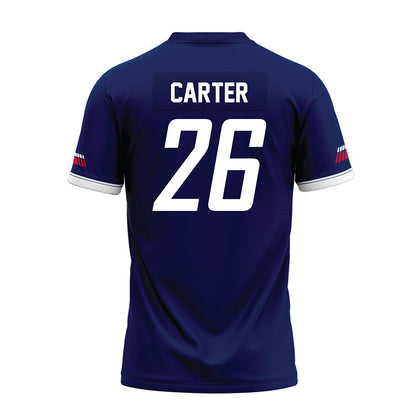 South Alabama - NCAA Football : Jonathon Carter - Blue Premium Football Jersey-1