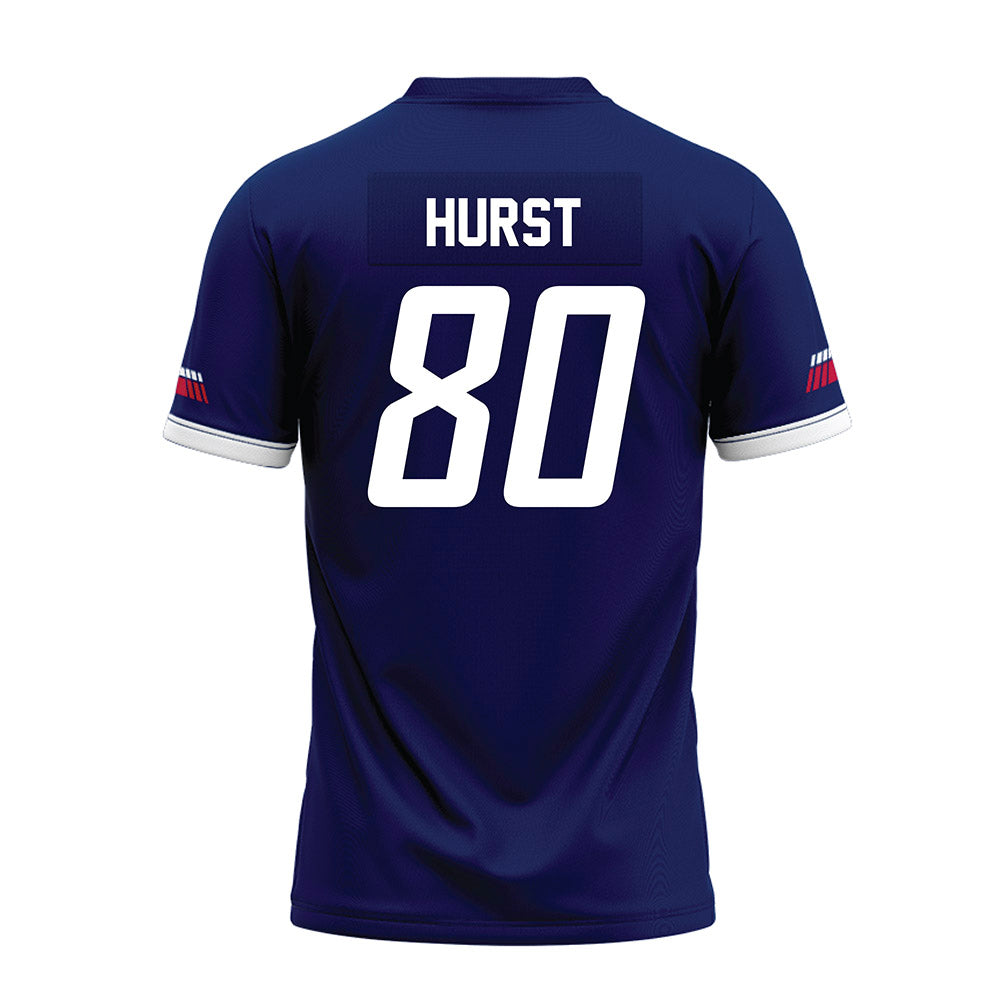 South Alabama - NCAA Football : Brayden Hurst - Blue Premium Football Jersey-1