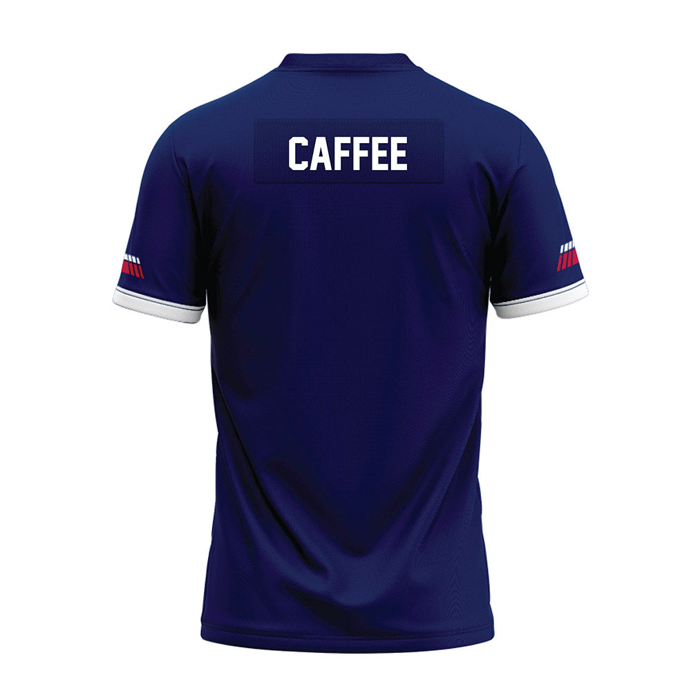 South Alabama - NCAA Football : Dashaun Caffee - Blue Premium Football Jersey-1