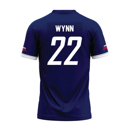 South Alabama - NCAA Football : Caleb Wynn - Blue Premium Football Jersey-1