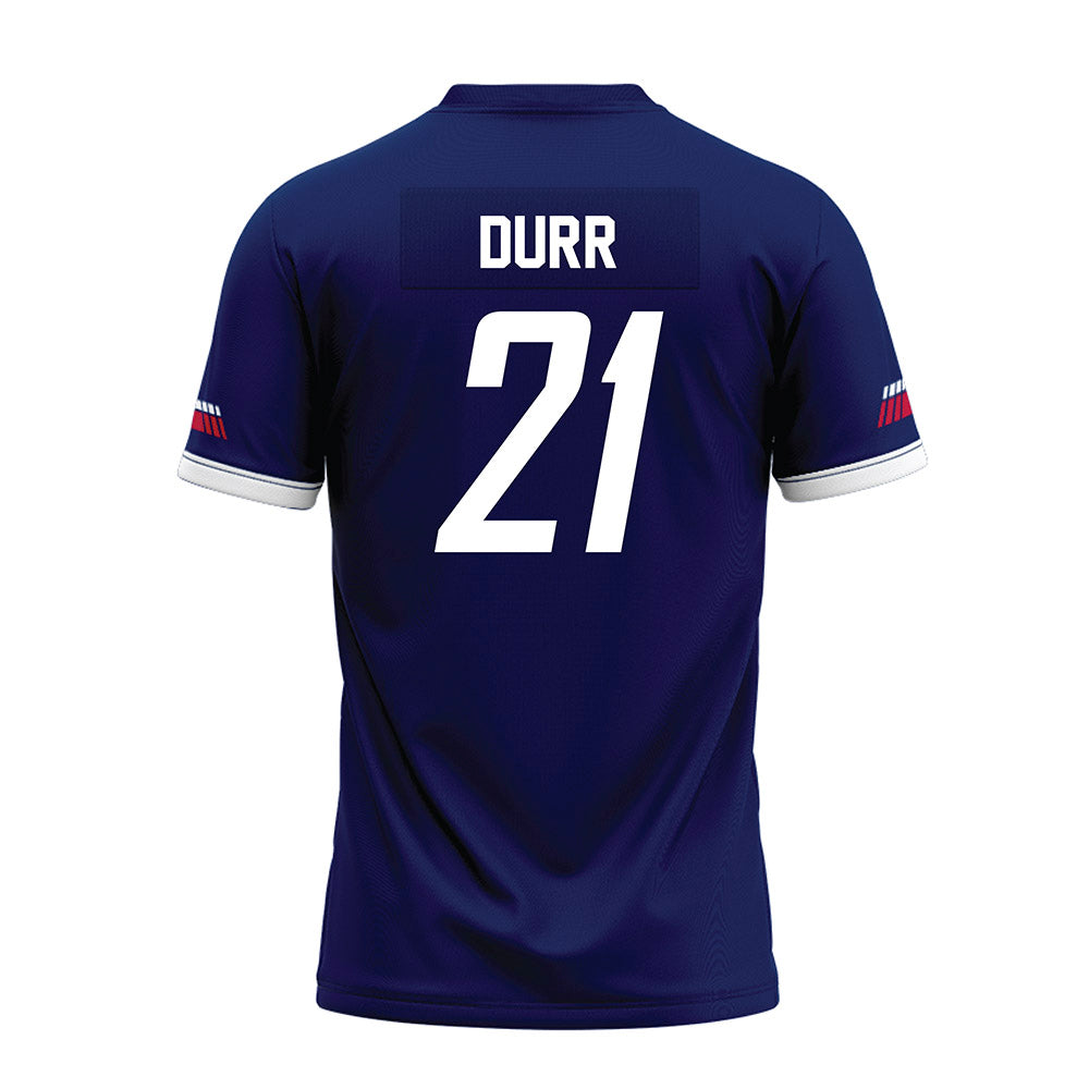 South Alabama - NCAA Football : Jarvis Durr - Blue Premium Football Jersey-1