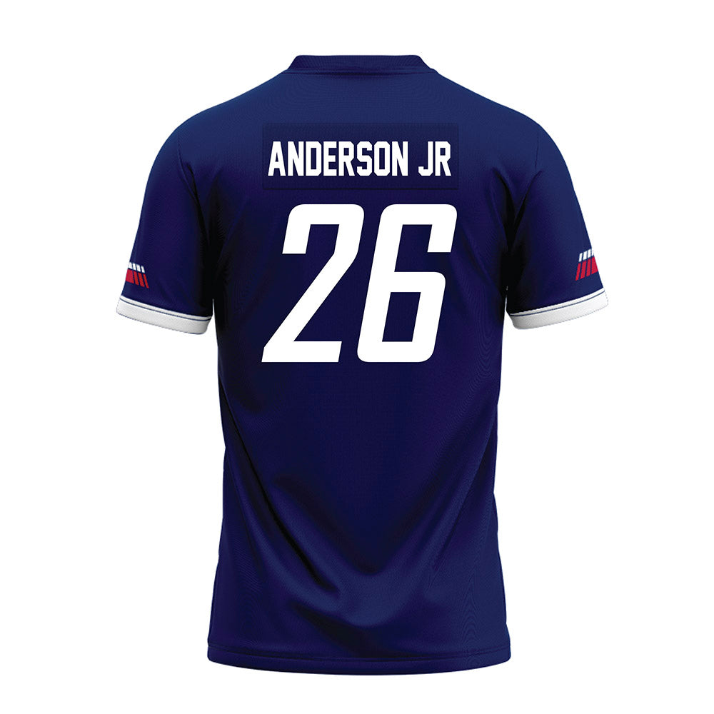 South Alabama - NCAA Football : Xavious Anderson Jr - Blue Premium Football Jersey-1
