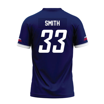 South Alabama - NCAA Football : Dorian Smith - Blue Premium Football Jersey-1