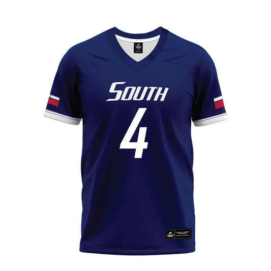 South Alabama - NCAA Football : Kohl Bradley - Blue Premium Football Jersey-0