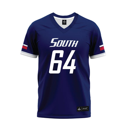 South Alabama - NCAA Football : Jamal Siler - Blue Premium Football Jersey-0