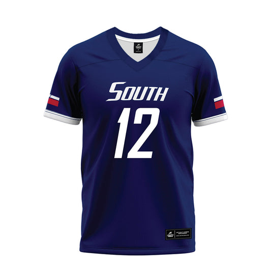 South Alabama - NCAA Football : Anthony Brown - Blue Premium Football Jersey-0