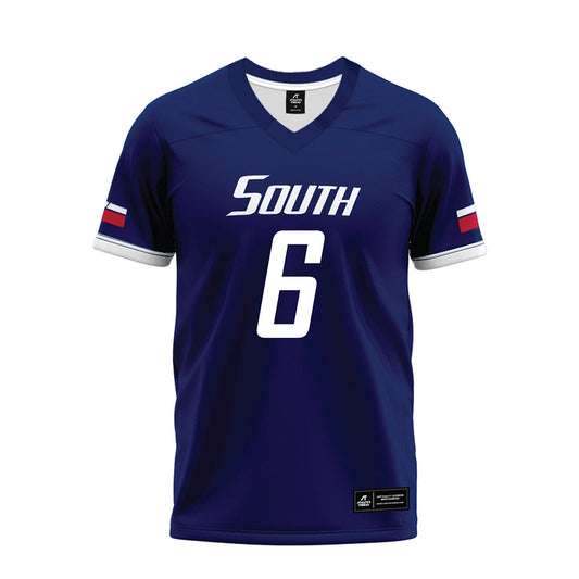 South Alabama - NCAA Football : Kaydon Degraffenreid - Blue Premium Football Jersey-0