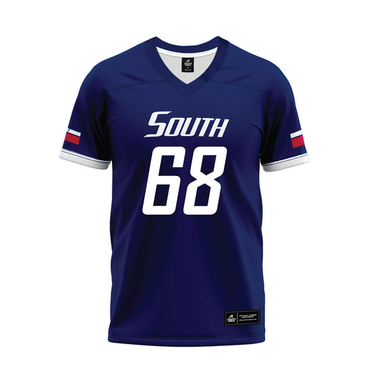 South Alabama - NCAA Football : Reese Osei-Wusu - Blue Premium Football Jersey-0