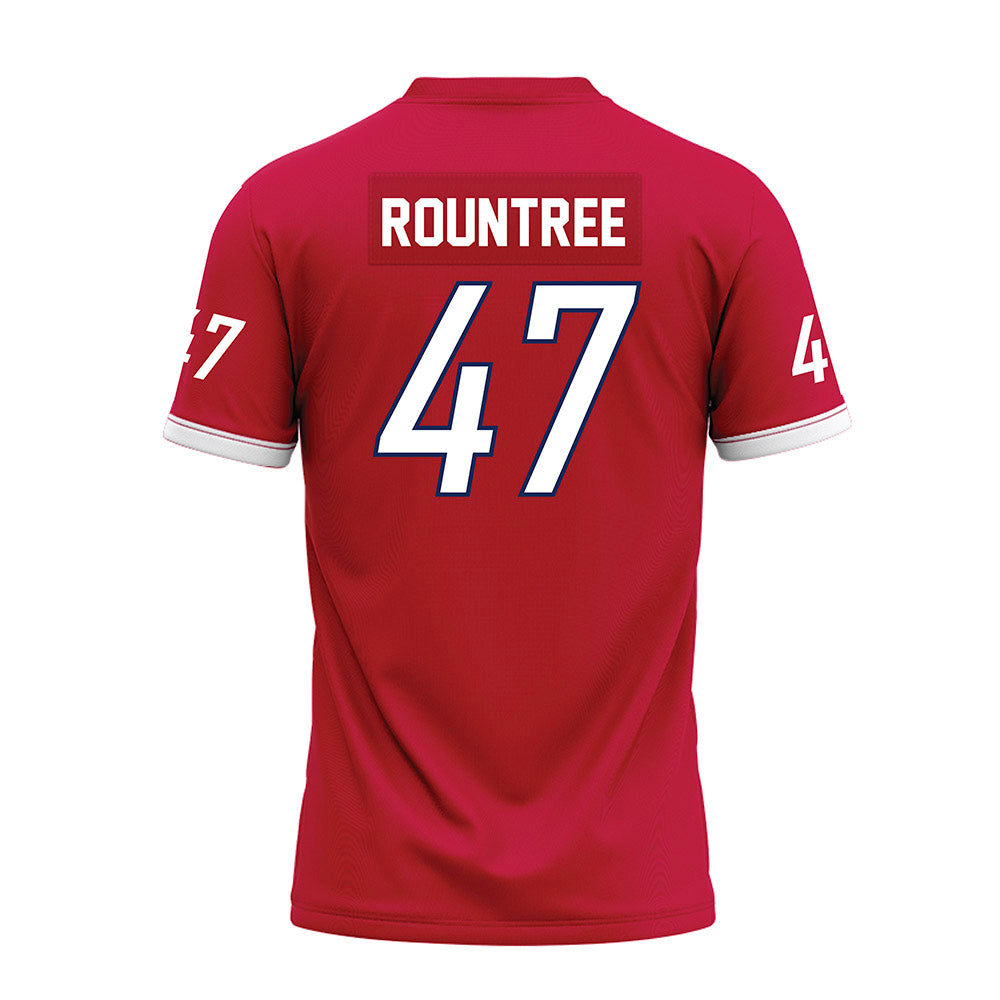 South Alabama - NCAA Football : Grant Rountree - Red Premium Football Jersey-1