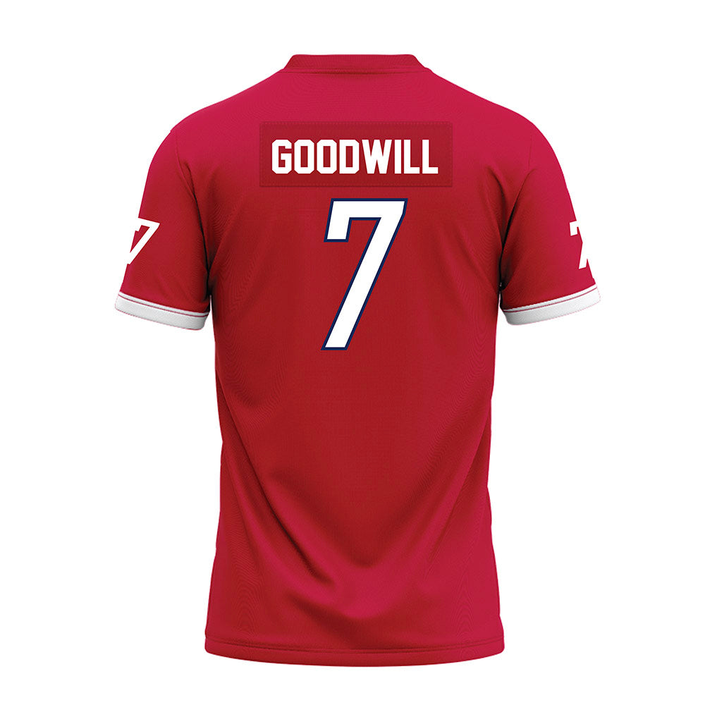 South Alabama - NCAA Football : Ty Goodwill - Red Premium Football Jersey-1