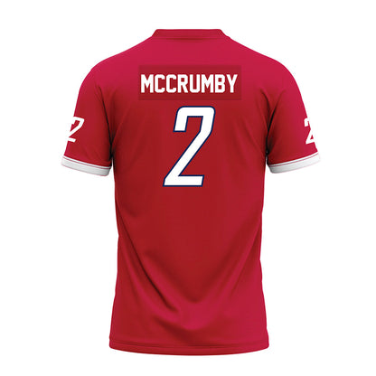 South Alabama - NCAA Football : Miller McCrumby - Red Premium Football Jersey-1