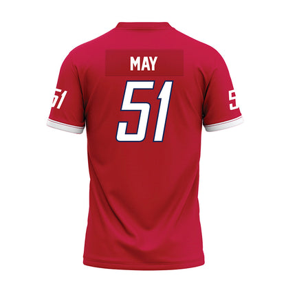 South Alabama - NCAA Football : Jordan May - Red Premium Football Jersey-1