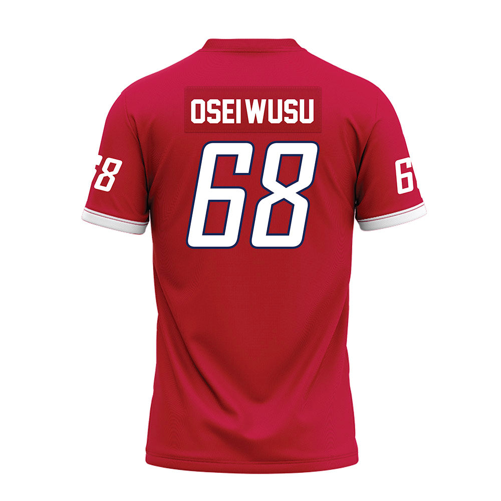 South Alabama - NCAA Football : Reese Osei-Wusu - Red Premium Football Jersey-1