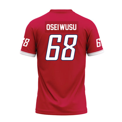 South Alabama - NCAA Football : Reese Osei-Wusu - Red Premium Football Jersey-1