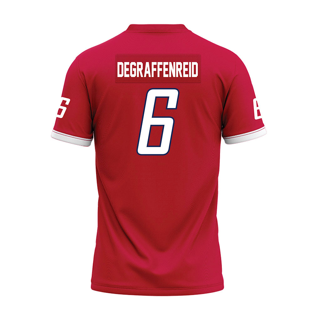 South Alabama - NCAA Football : Kaydon Degraffenreid - Red Premium Football Jersey-1