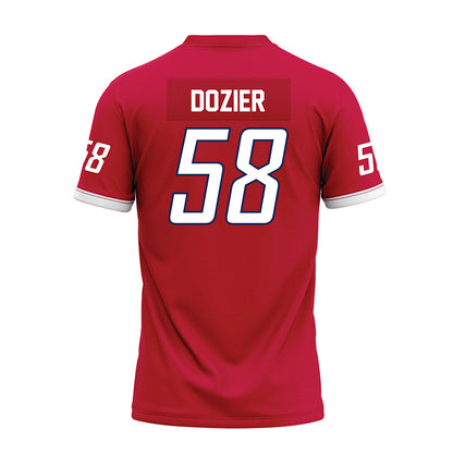 South Alabama - NCAA Football : Hayden Dozier - Red Premium Football Jersey-1