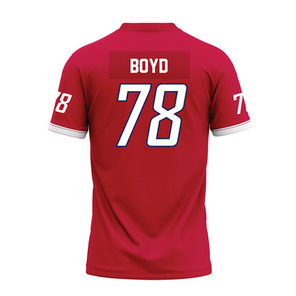 South Alabama - NCAA Football : Noah Boyd - Red Premium Football Jersey-1