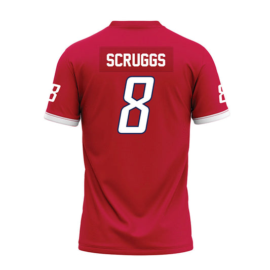 South Alabama - NCAA Football : Jordan Scruggs - Red Premium Football Jersey-1