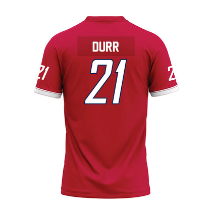 South Alabama - NCAA Football : Jarvis Durr - Red Premium Football Jersey-1