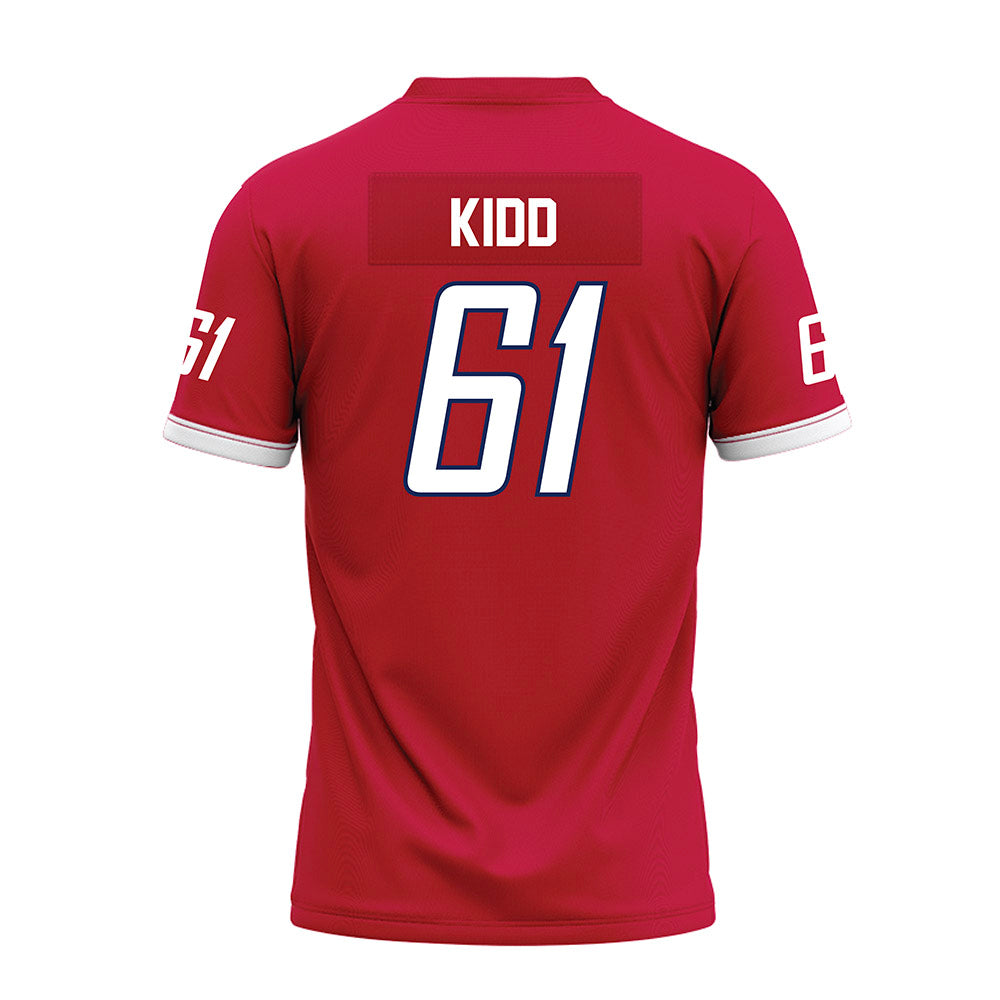 South Alabama - NCAA Football : Julius Kidd - Red Premium Football Jersey-1