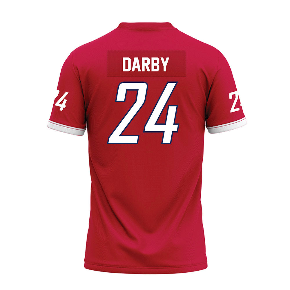South Alabama - NCAA Football : Damyrion Darby - Red Premium Football Jersey-1