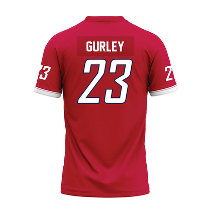 South Alabama - NCAA Football : Charles Gurley - Red Premium Football Jersey-1