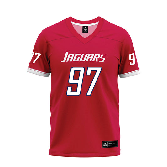 South Alabama - NCAA Football : Max Roth - Red Premium Football Jersey-0