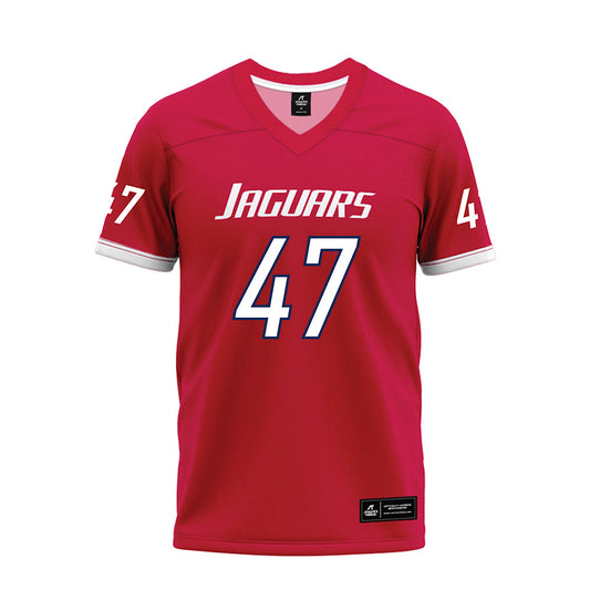 South Alabama - NCAA Football : Grant Rountree - Red Premium Football Jersey-0