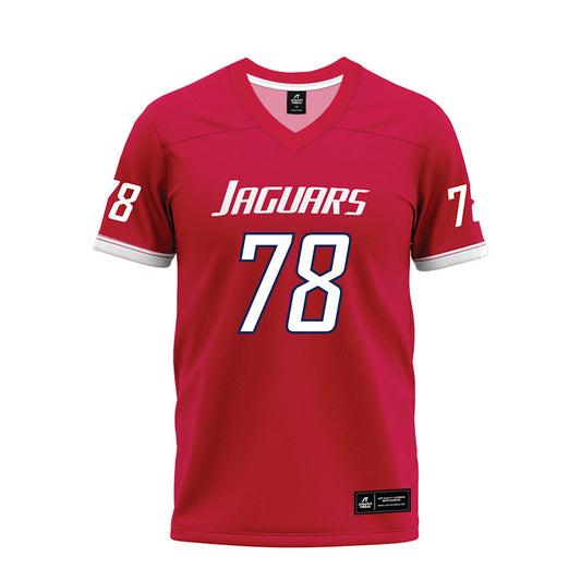 South Alabama - NCAA Football : Samuel Loper - Red Premium Football Jersey-0