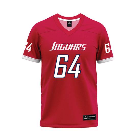 South Alabama - NCAA Football : Jamal Siler - Red Premium Football Jersey-0