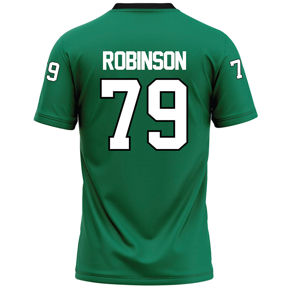 Northeastern State - NCAA Football : Wyatt Robinson - Green Premium Football Jersey-1