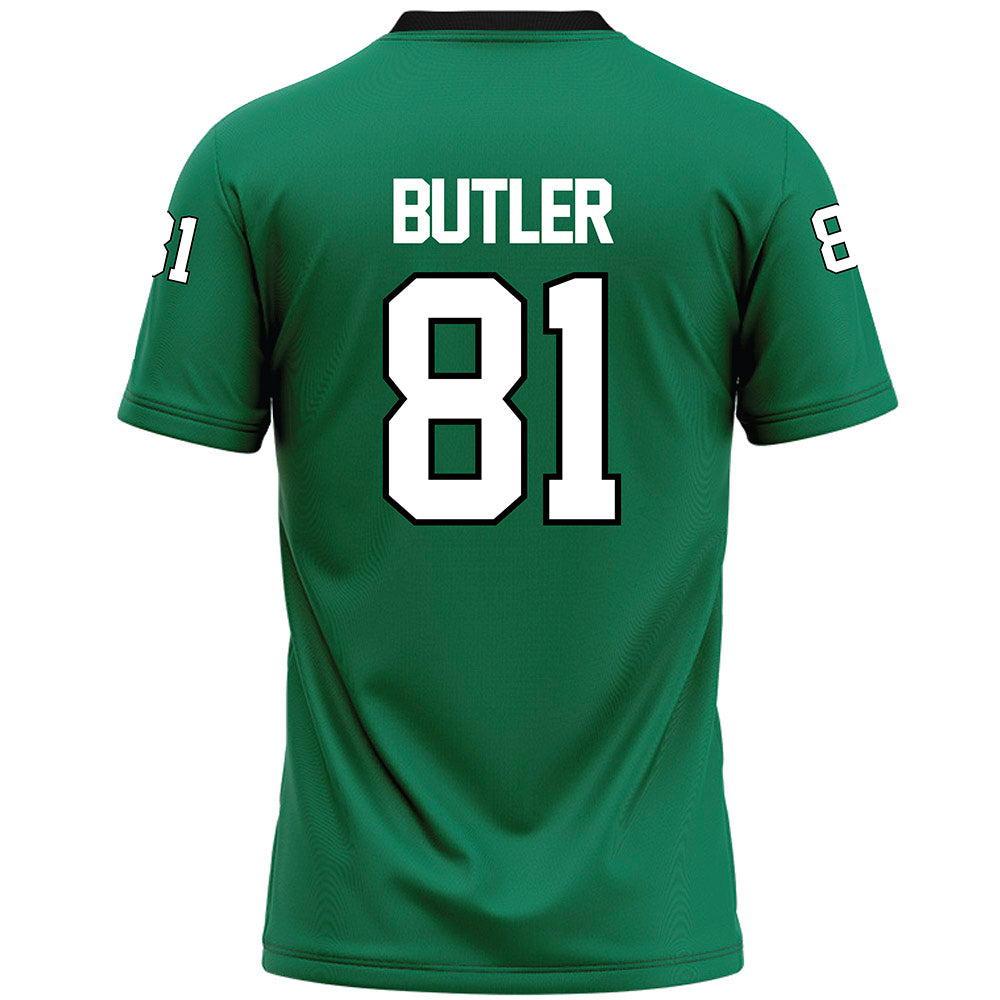 Northeastern State - NCAA Football : Malachi Butler - Green Premium Football Jersey-1
