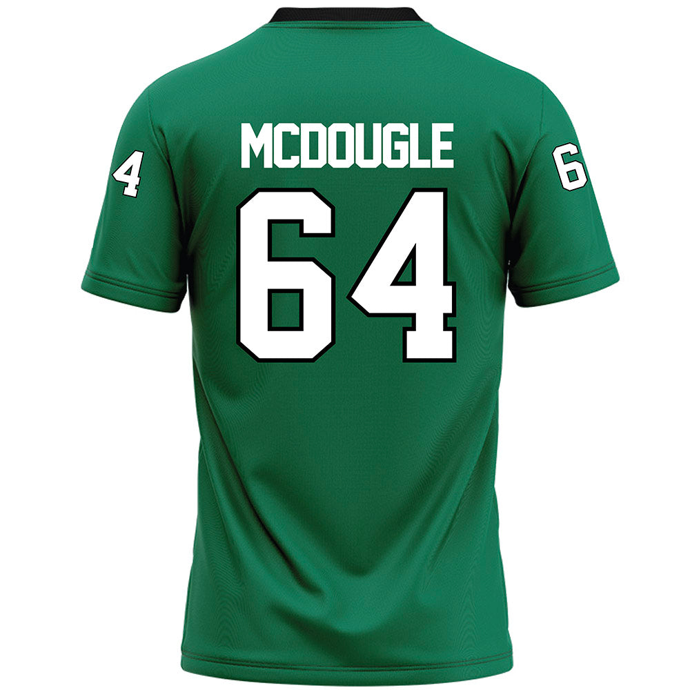 Northeastern State - NCAA Football : Melvin McDougle - Green Premium Football Jersey-1
