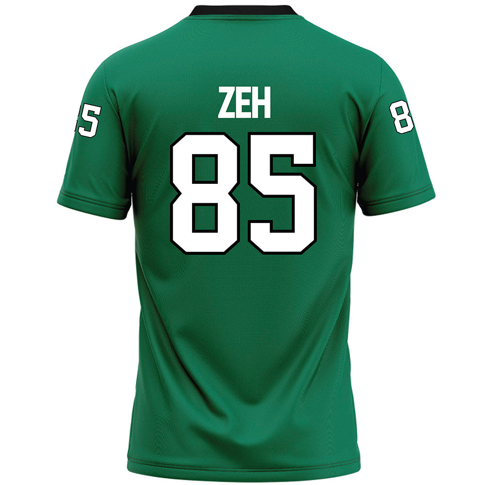 Northeastern State - NCAA Football : Matti Zeh - Green Premium Football Jersey-1