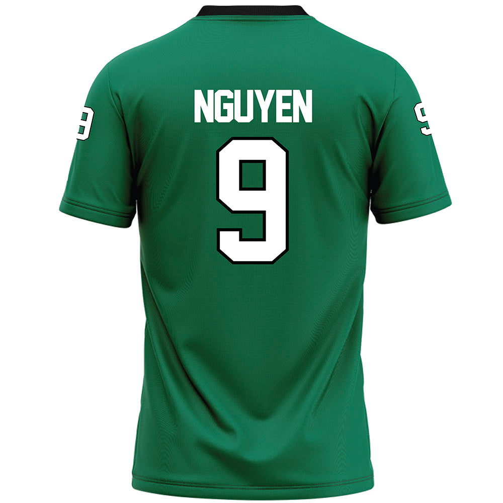 Northeastern State - NCAA Football : Troy Nguyen - Green Premium Football Jersey-1