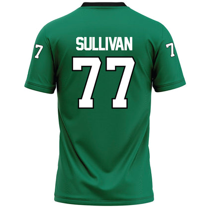 Northeastern State - NCAA Football : Brock Sullivan - Green Premium Football Jersey-1